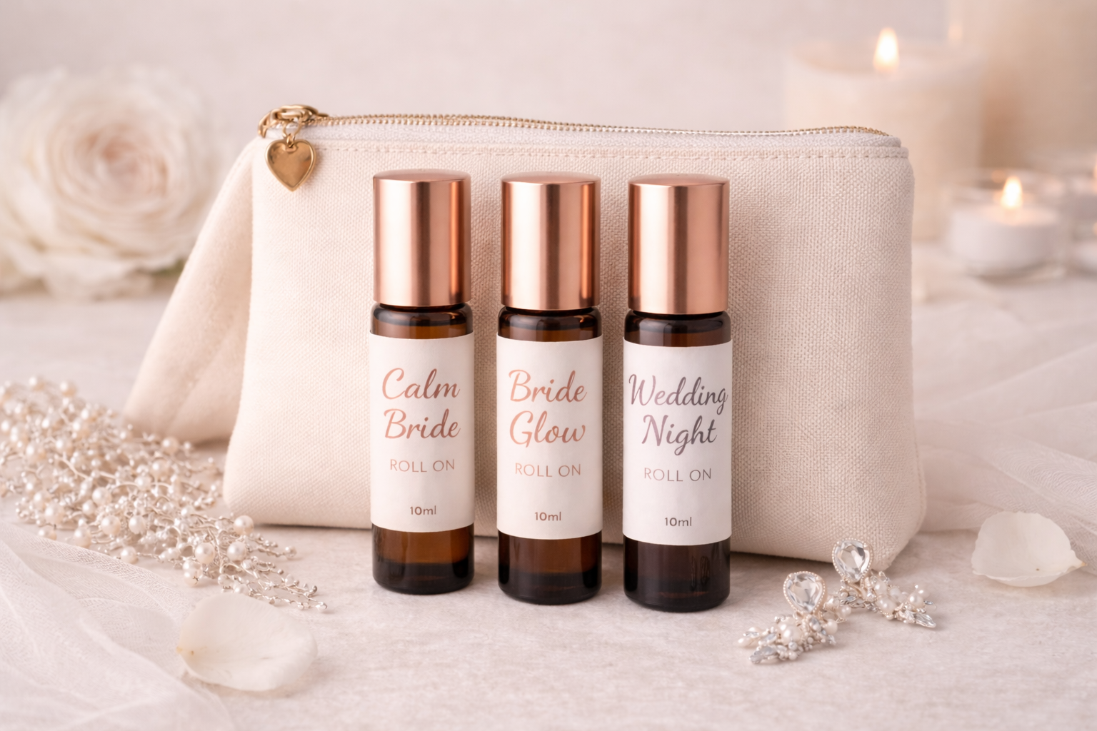 Bride Roll On Set – 3er Aromatherapie Set für den Hochzeitstag