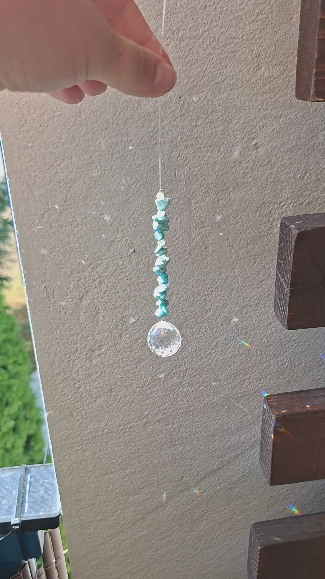 Türkiser suncatcher ✨️handmade