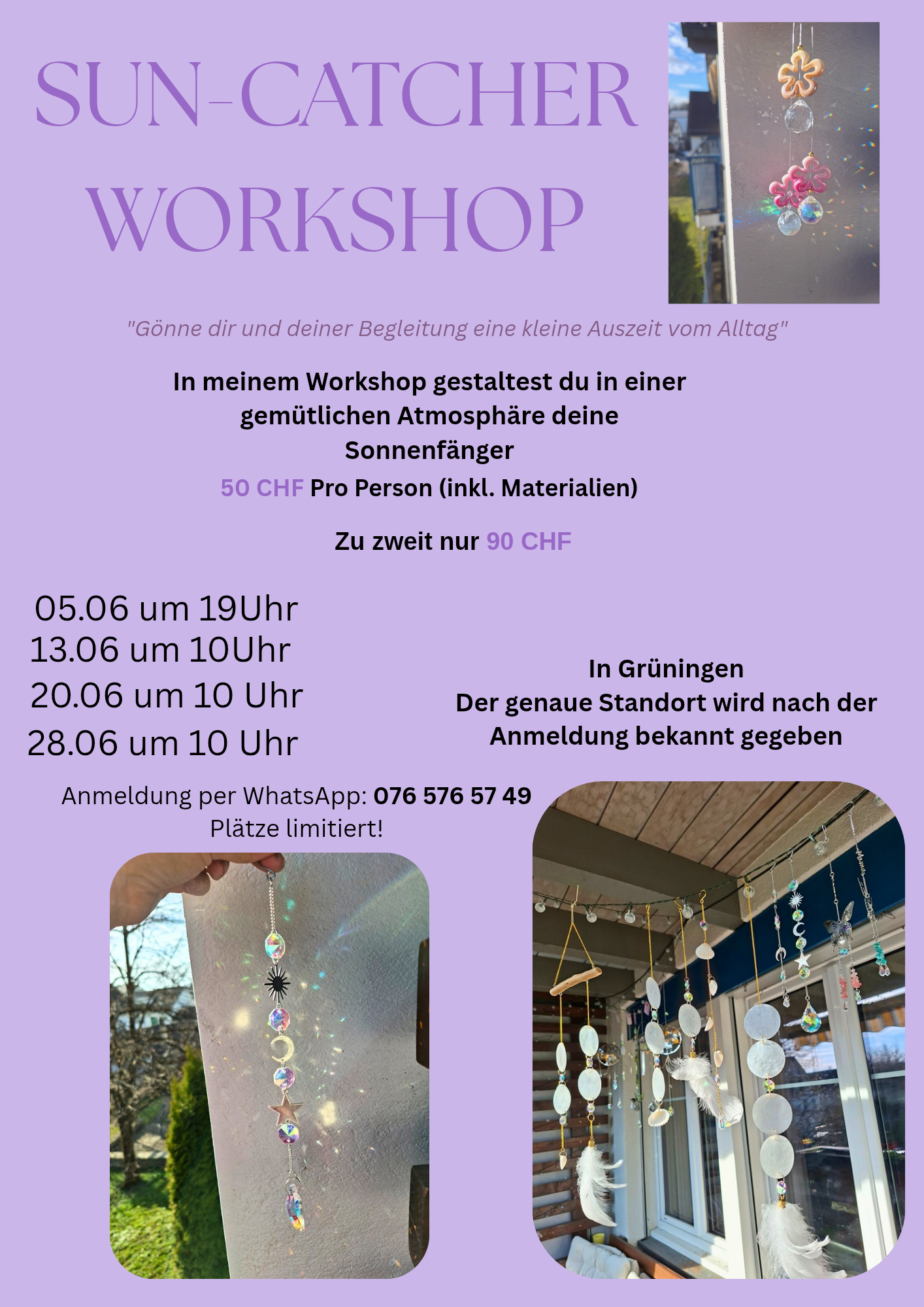 SUN CATCHER WORKSHOP