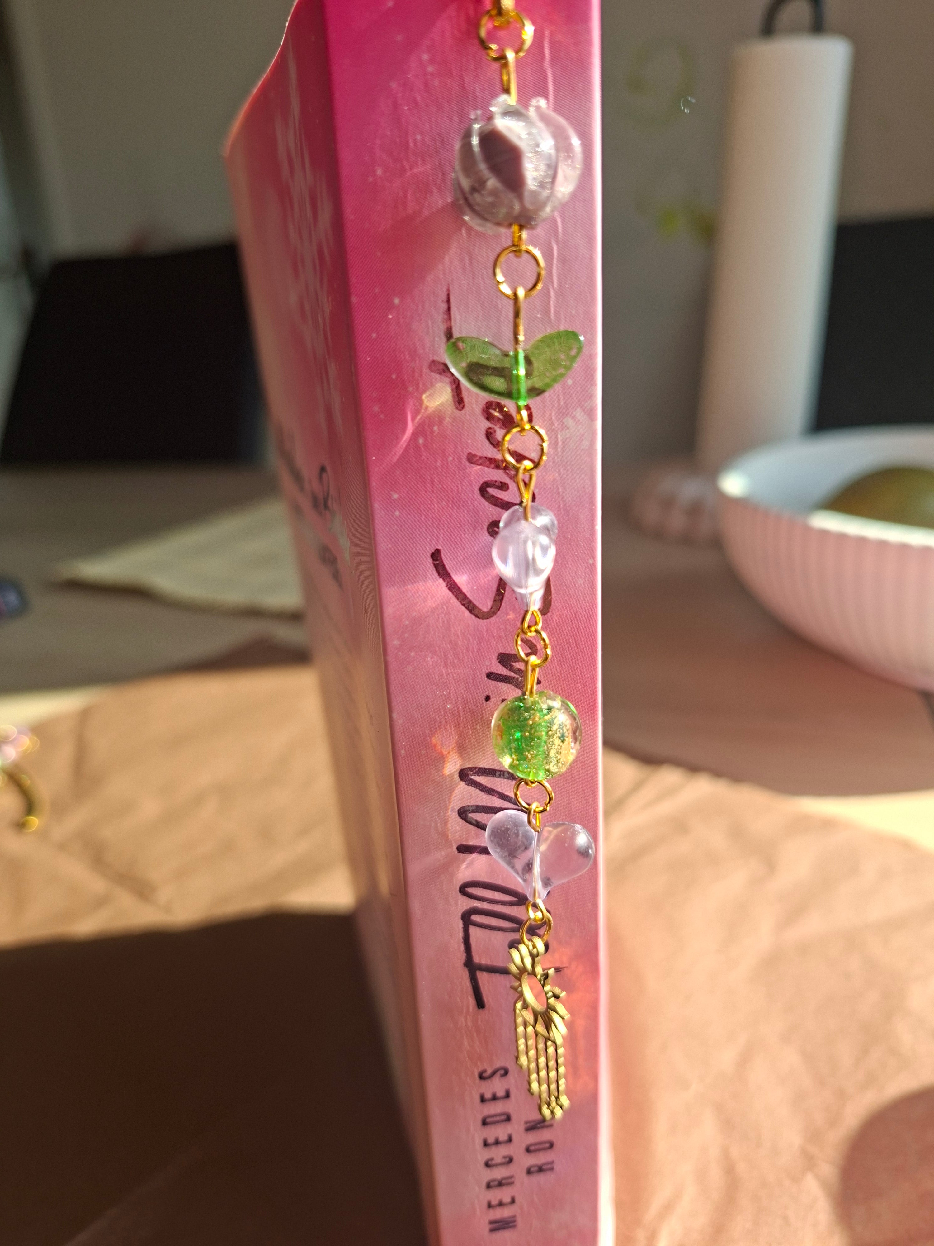 Handmade lesezeichen sonne anhänger