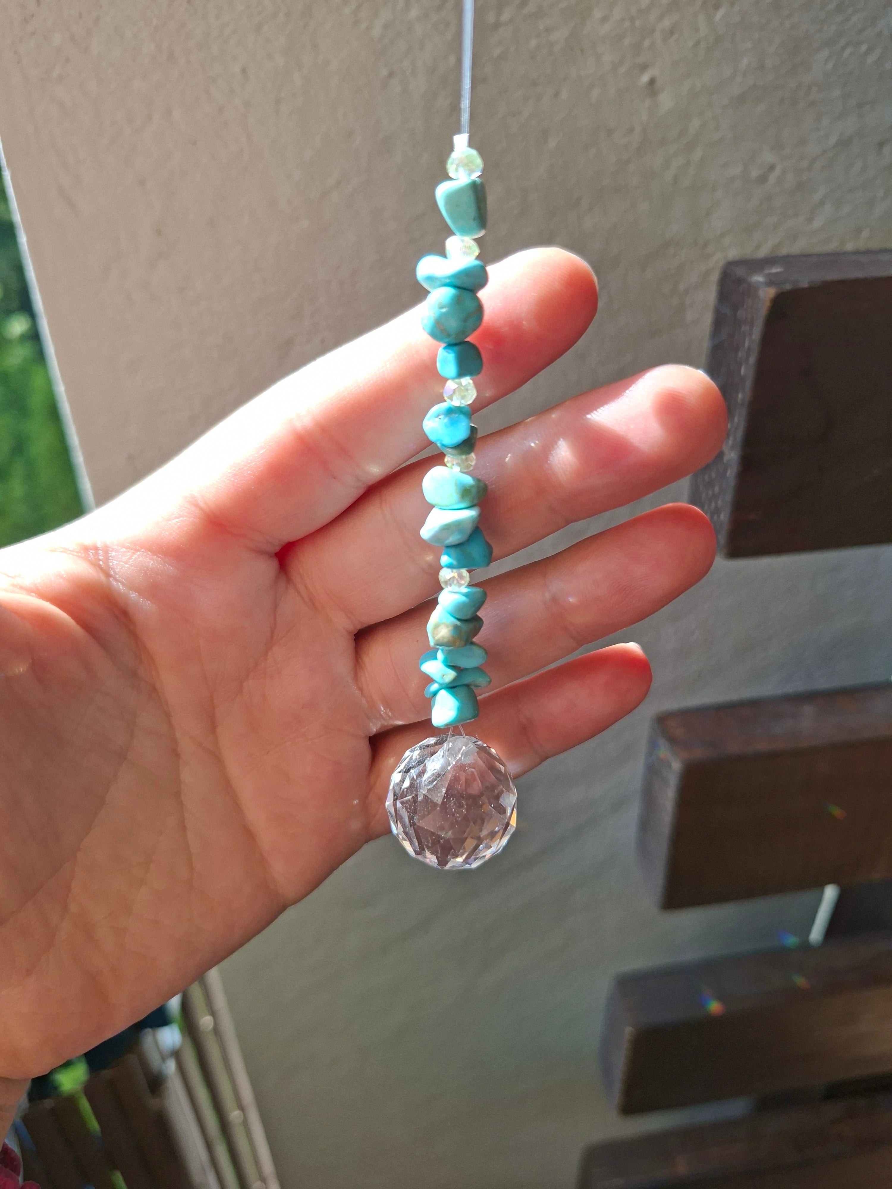 Türkiser suncatcher ✨️handmade