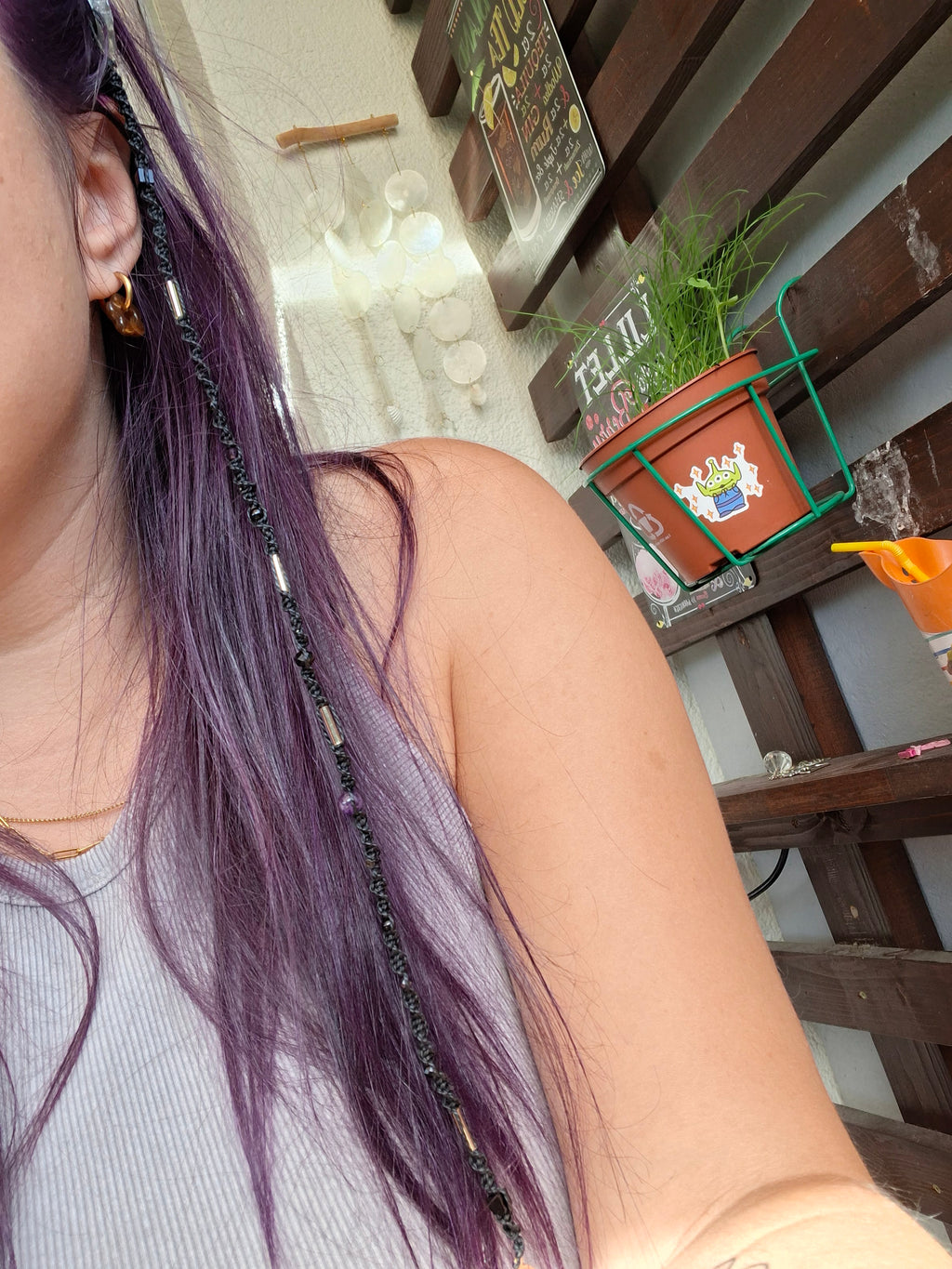 🌙 Midnight Moon – Boho Hair Wrap