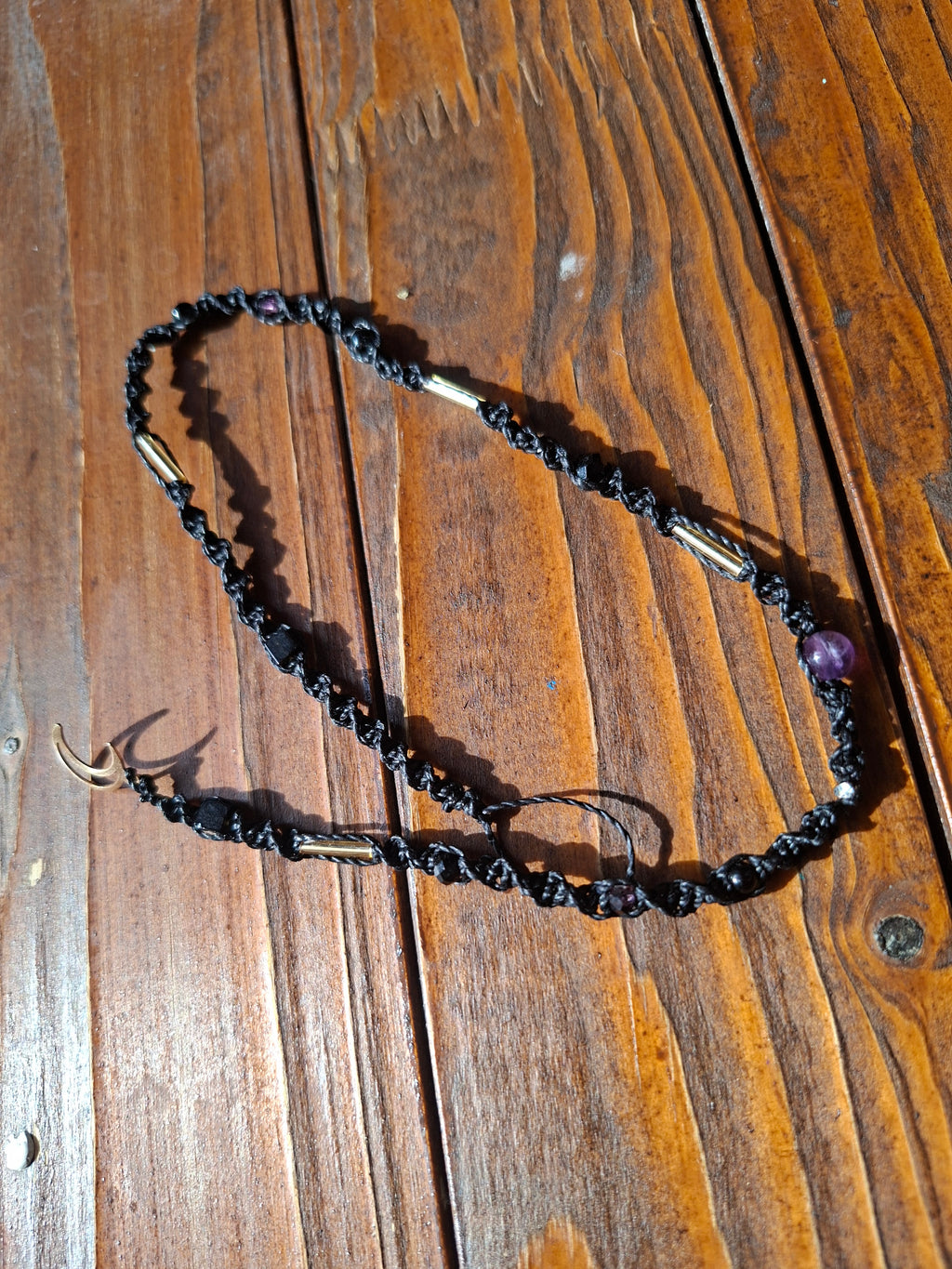 🌙 Midnight Moon – Boho Hair Wrap