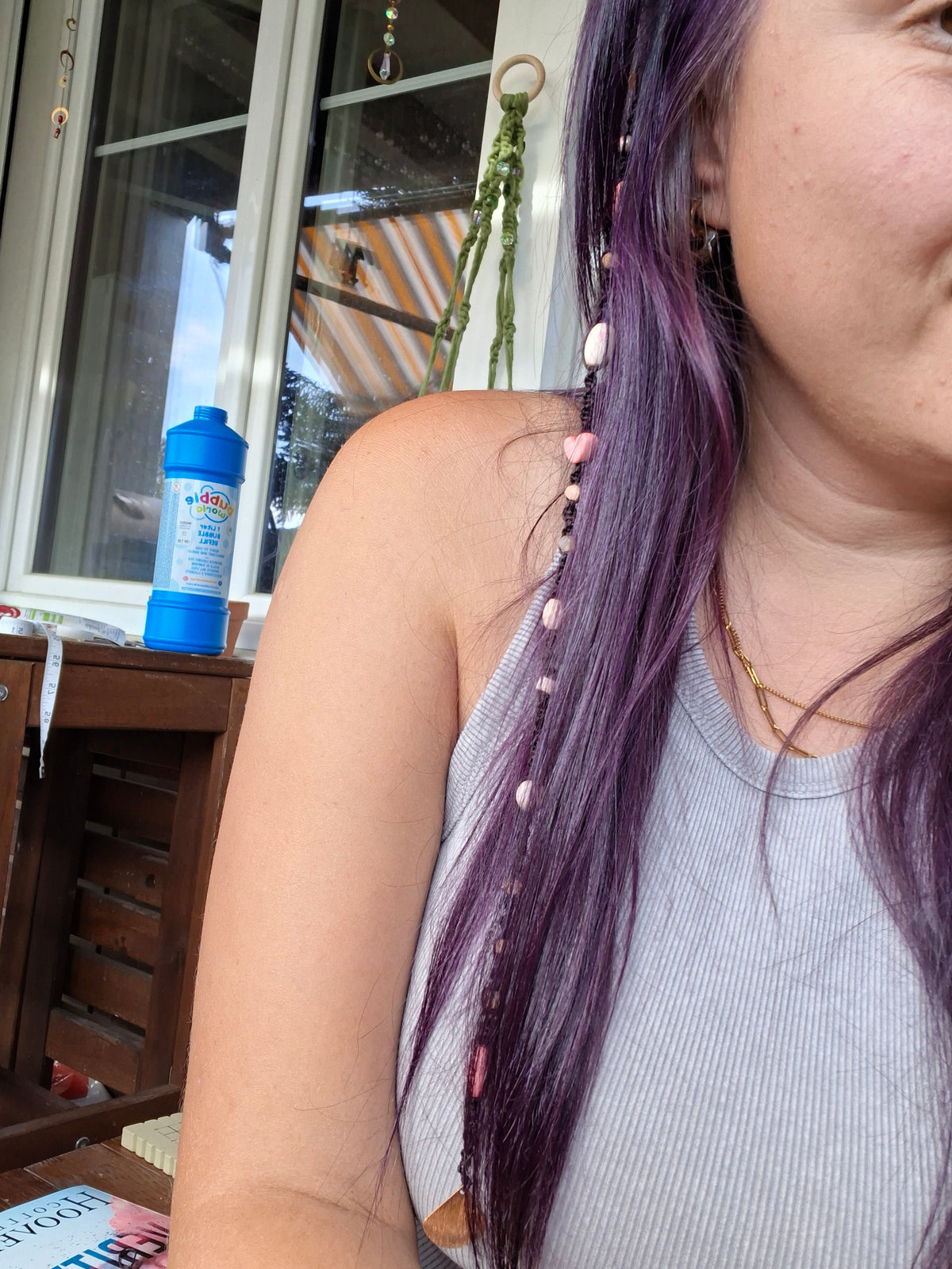 🌸 Boho Blush – Hair Wrap
Verspielt, warm und einzigartig. ✨