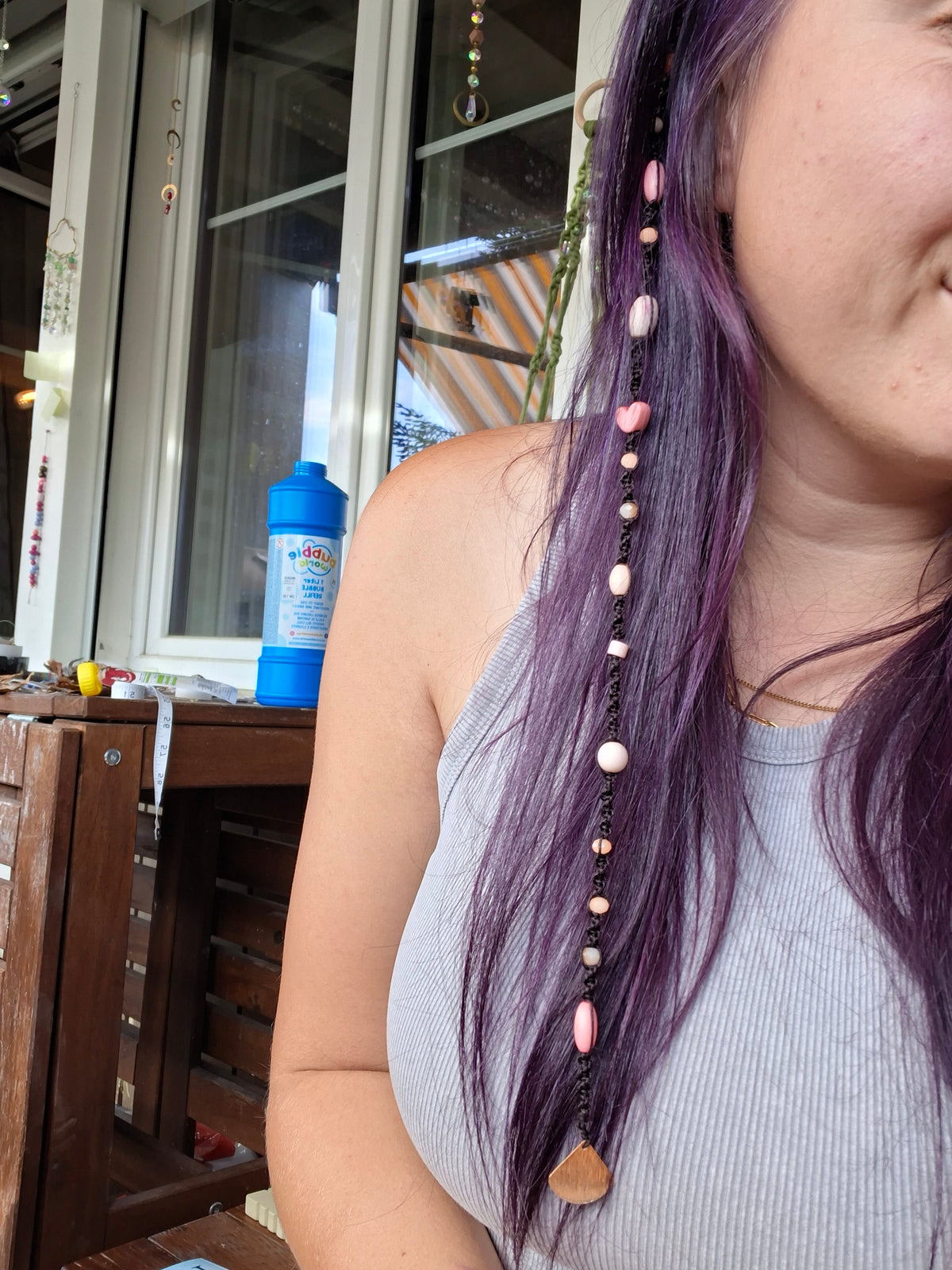 🌸 Boho Blush – Hair Wrap
Verspielt, warm und einzigartig. ✨