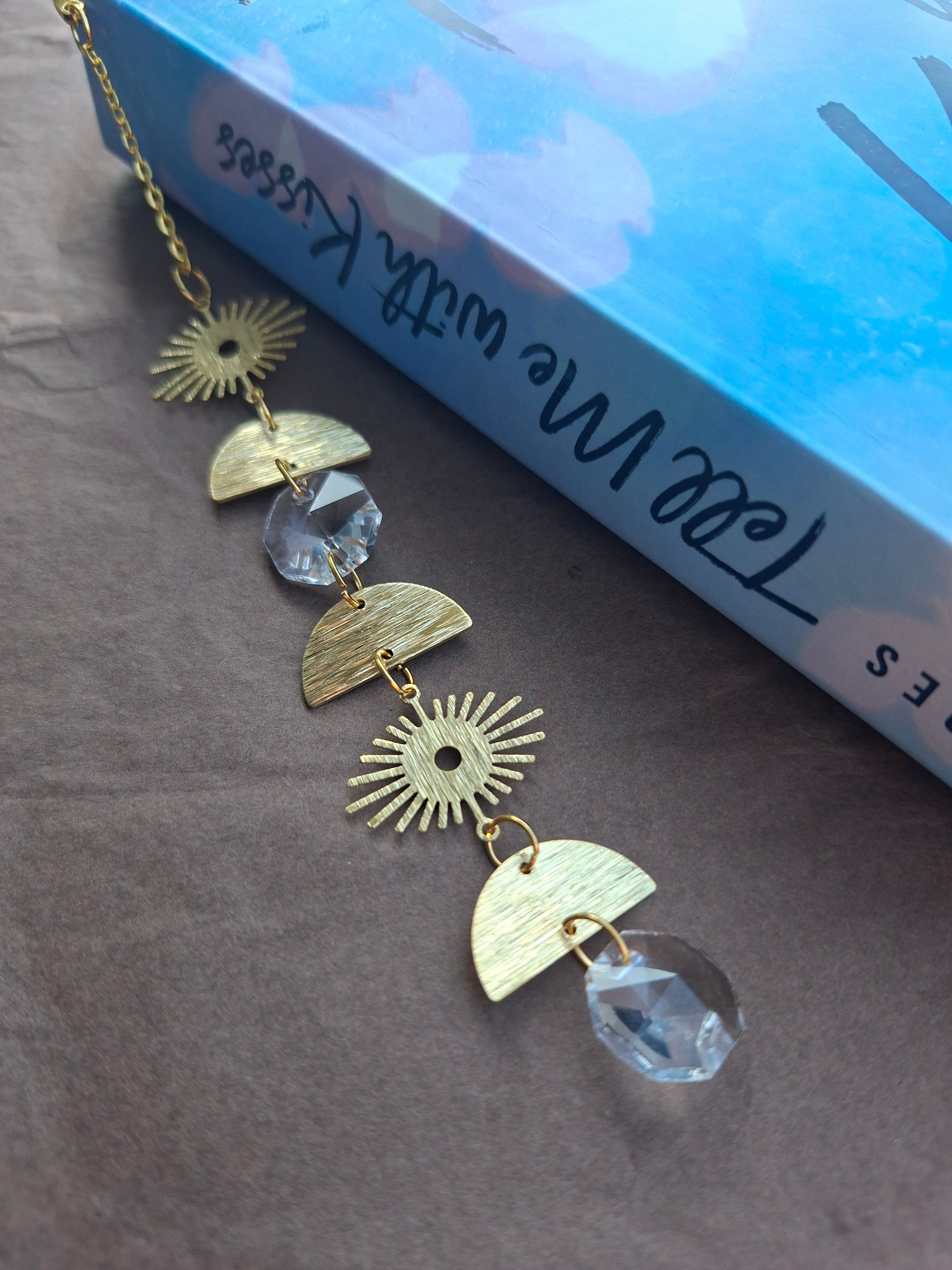 Lesezeichen gold handmade