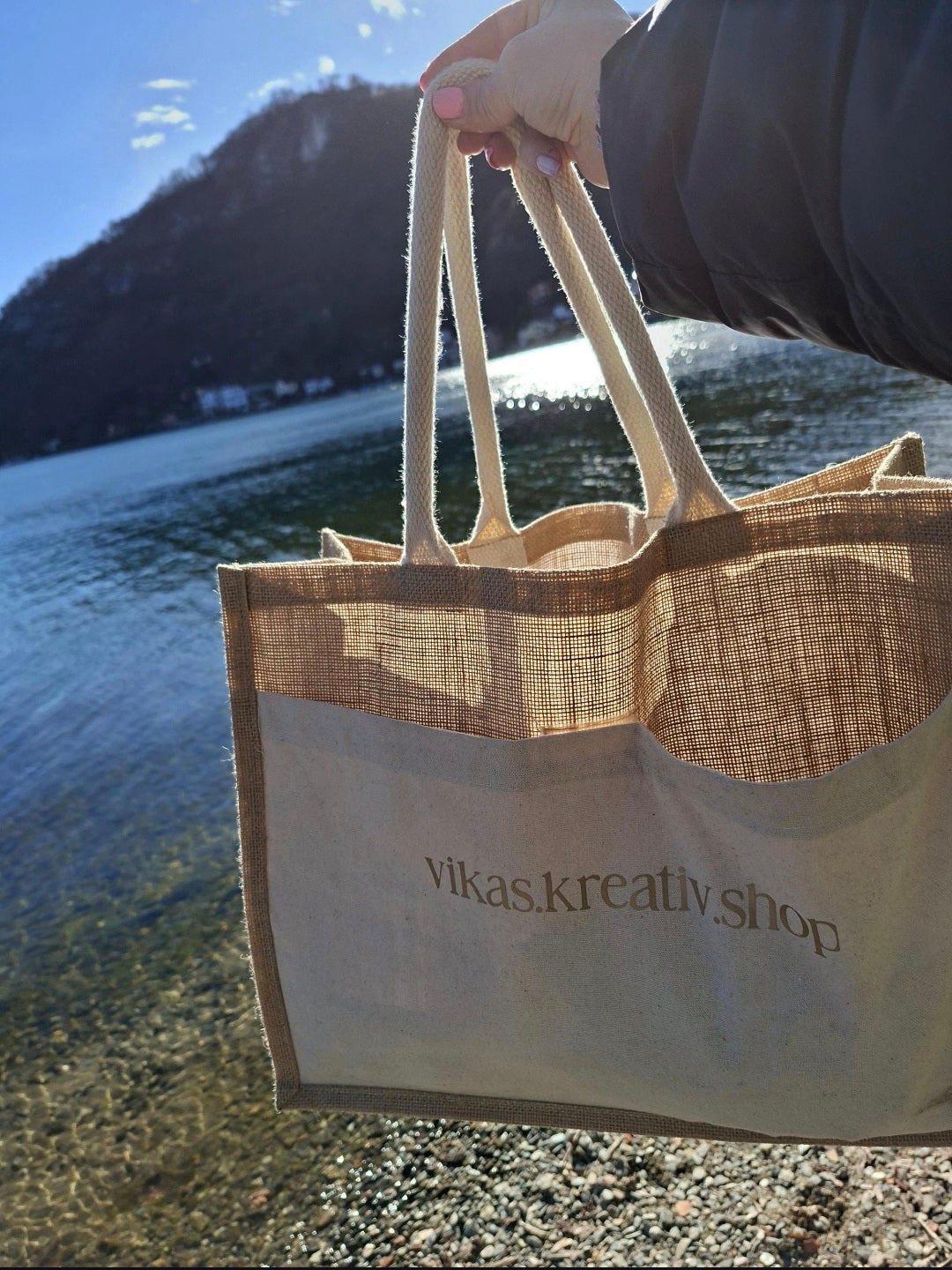 Personalisierte Stofftasche – Mit Wunschname oder Spruch | Handgemacht