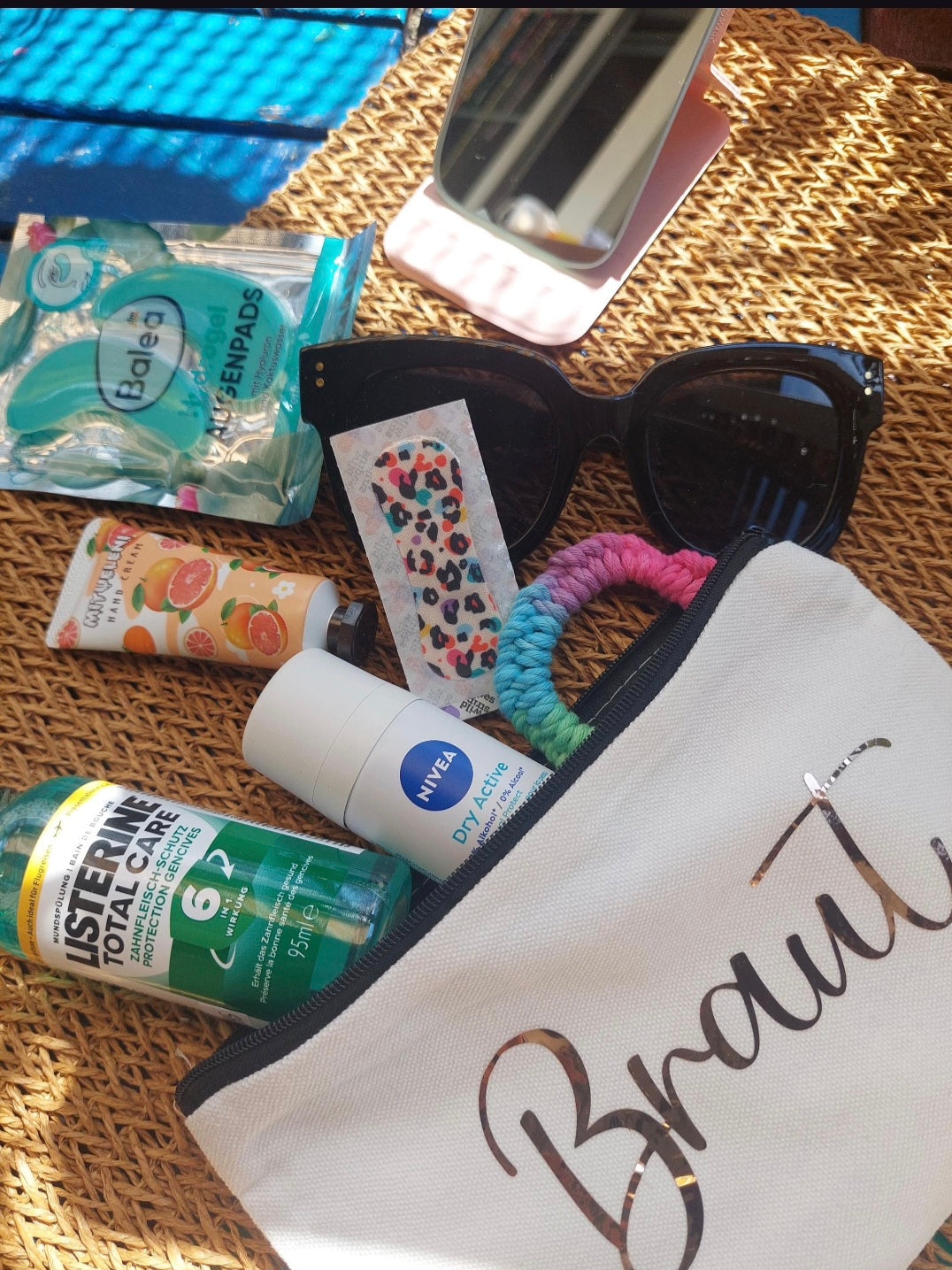 Braut Notfall Set | Bride Emergency Kit | Hochzeits Geschenk für die Braut | Wedding Day Essentials | JGA Geschenk | Bridal Survival Kit