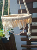Boho Kristall-Mobile „Rosé“ – Handgemachte Fenster- & Raumdekoration