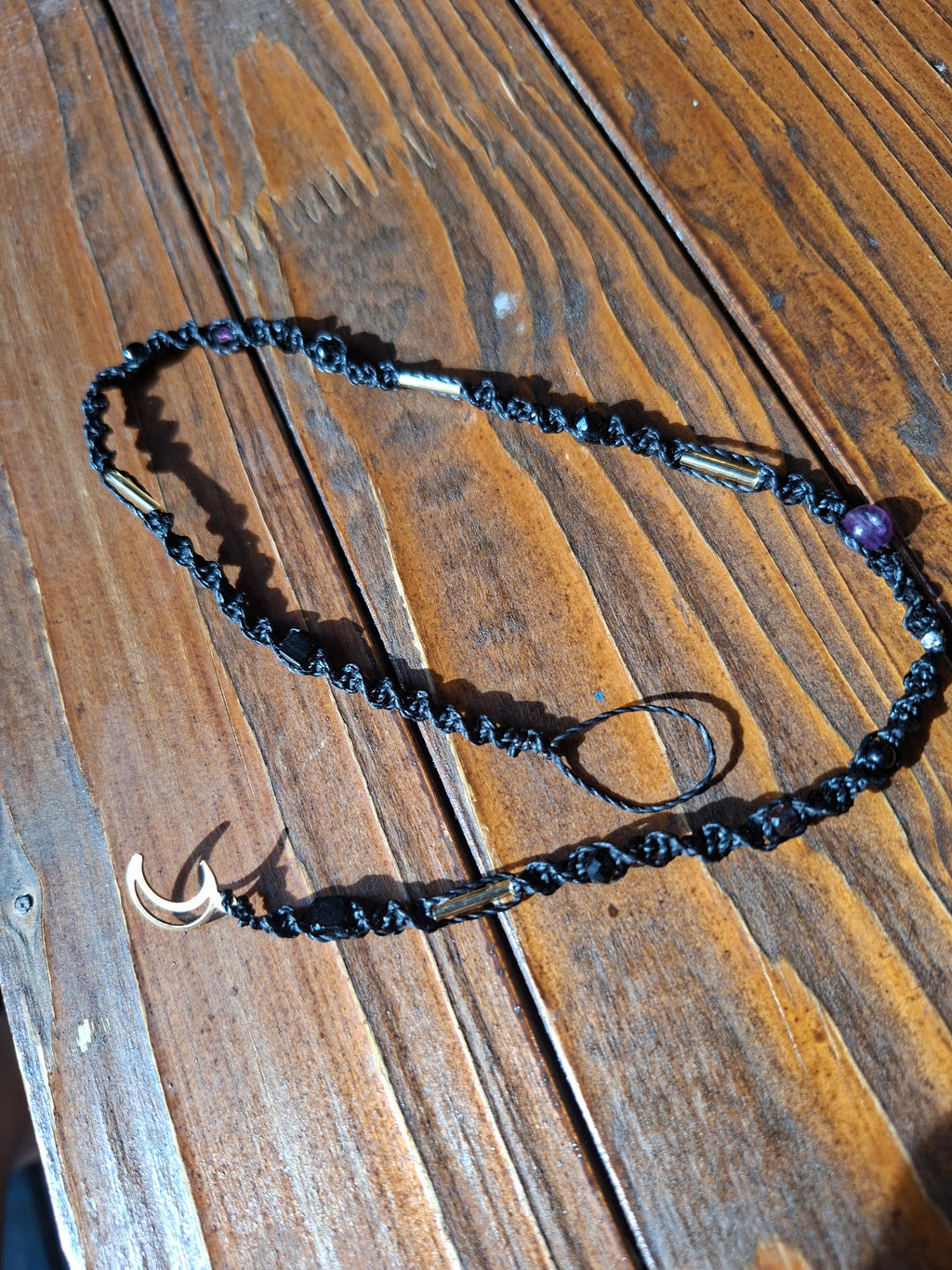 🌙 Midnight Moon – Boho Hair Wrap
