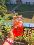 Becher mit Aperol Spruch